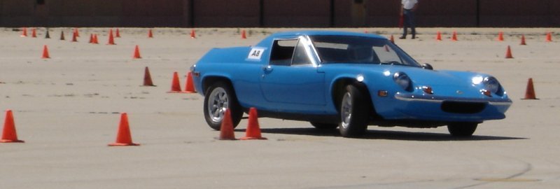 Blue Europa in Autocross