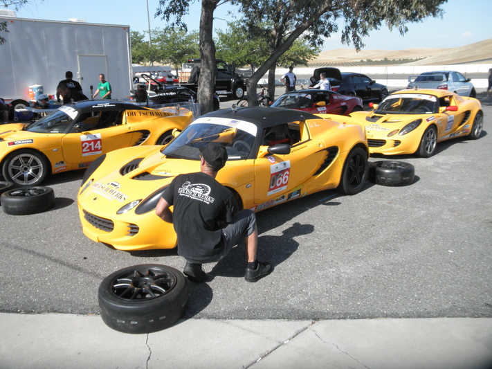 Picture of team in paddock