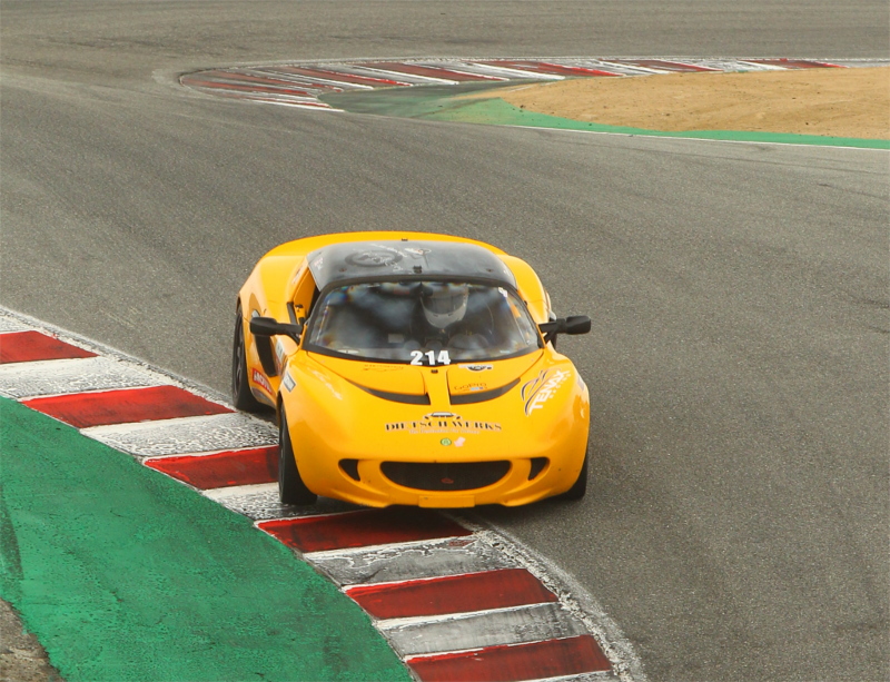 Elise in the famous Corkscrew