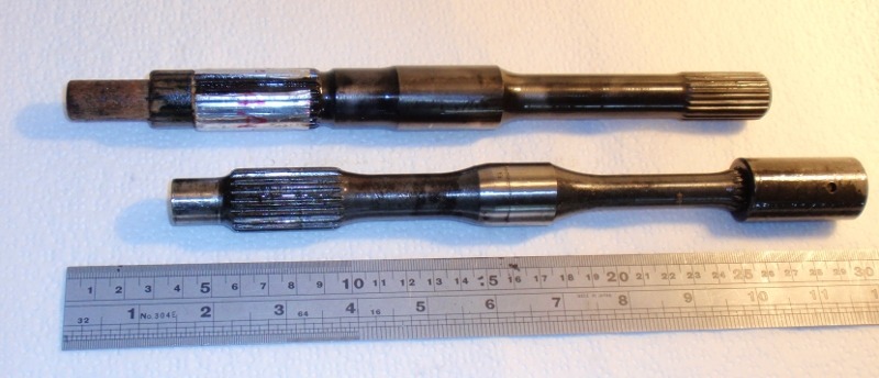 Picture of input shafts