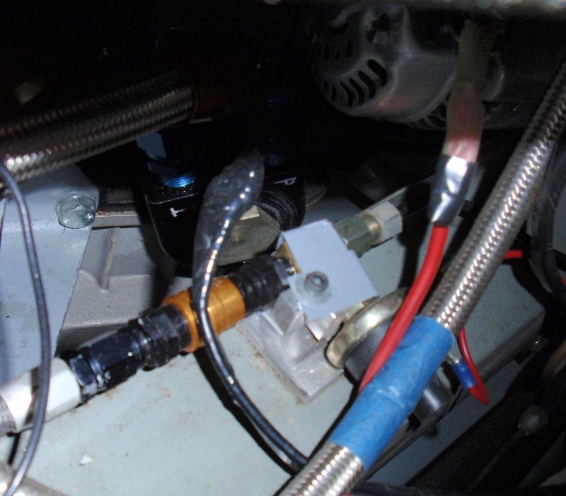 picture of oil pressure measurement system