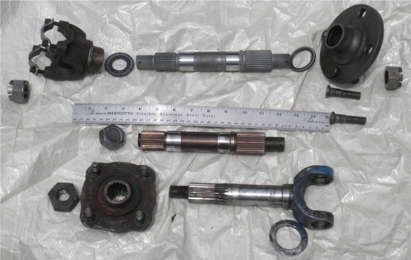 picture of europa rear axles, new and old style