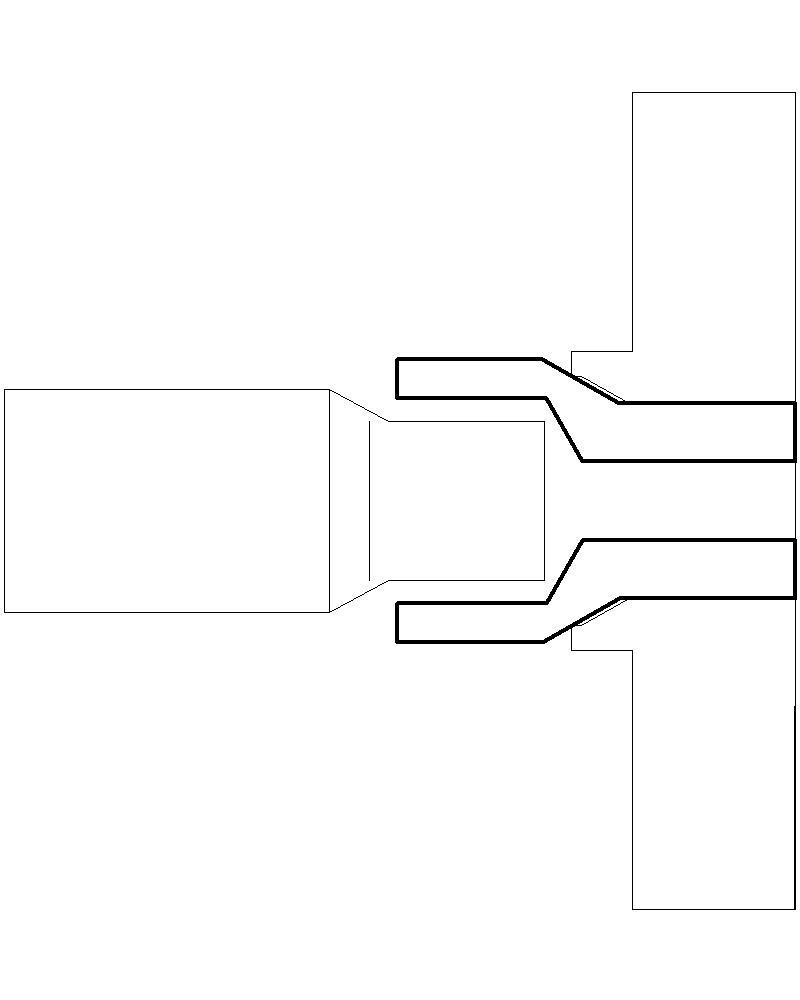 drawing of new crankshaft extension overview